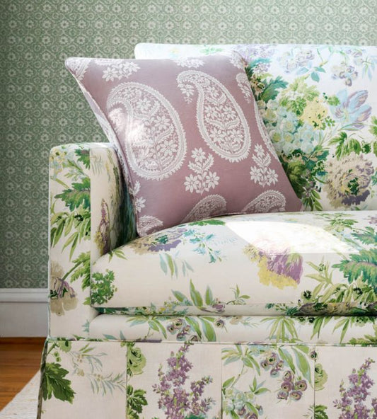 Holly Trellis Wallpaper - Sage - Anna French - AT16124 - Premier Wallcovering