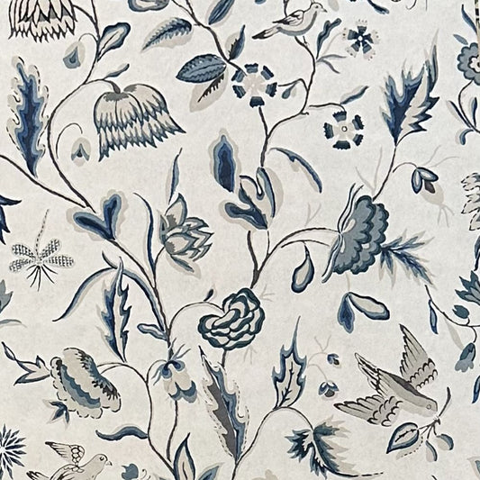 Holyrood Wallpaper - Blue - Borderline - 5196B - Premier Wallcovering