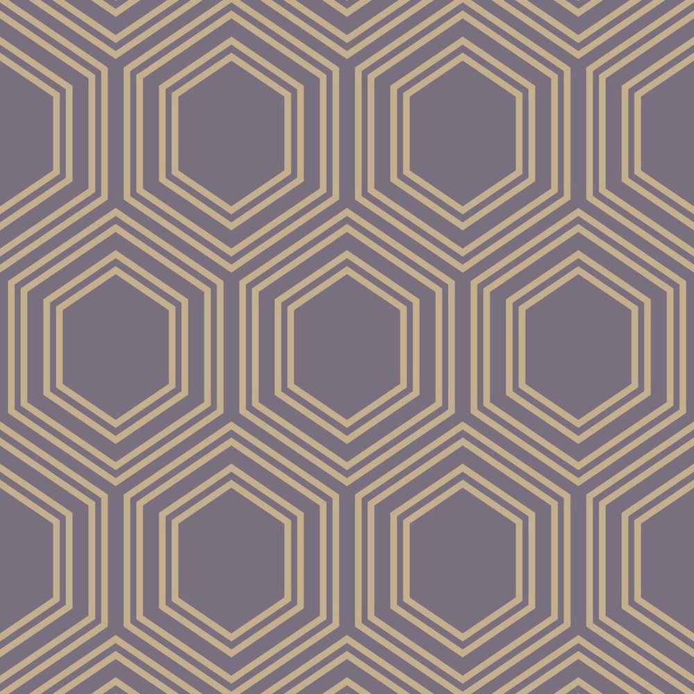Honeycomb Geo Wallpaper - Mauve - Next - 120199 - Premier Wallcovering