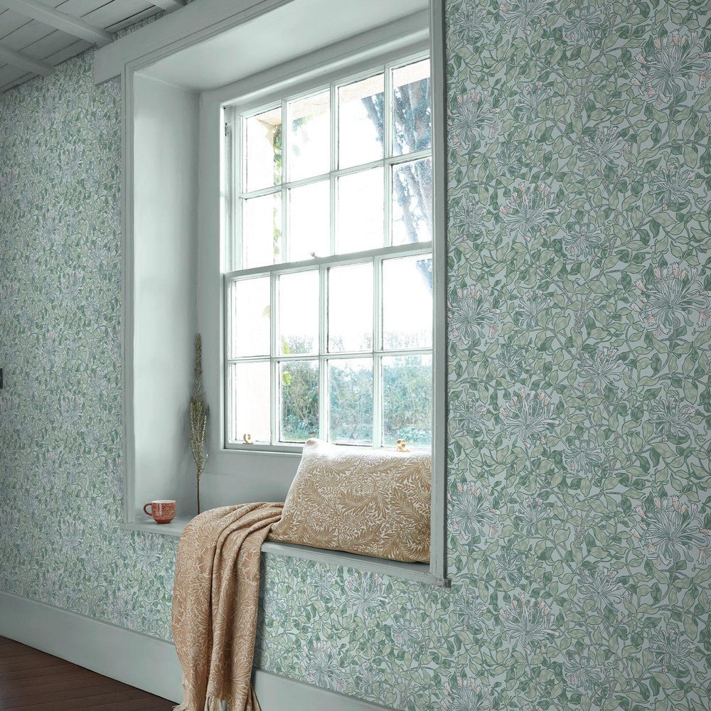 Honeysuckle Wallpaper - Breeze - 140485 - William Morris - Premier Wallcovering