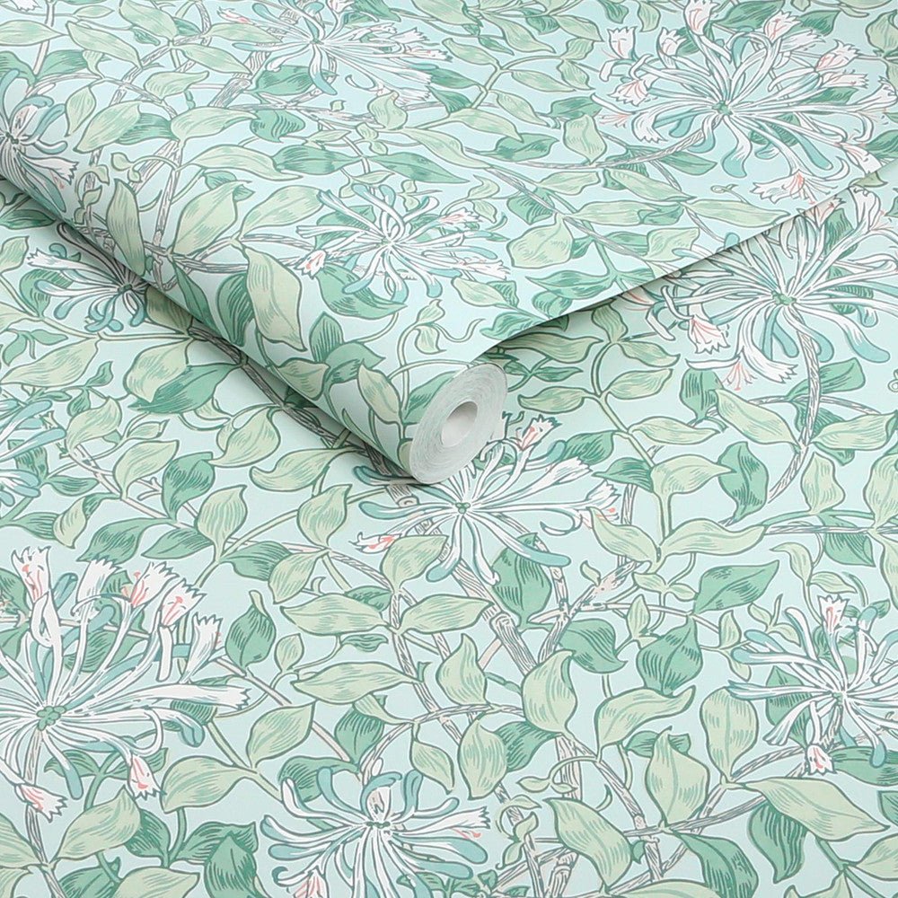 Honeysuckle Wallpaper - Breeze - 140485 - William Morris - Premier Wallcovering