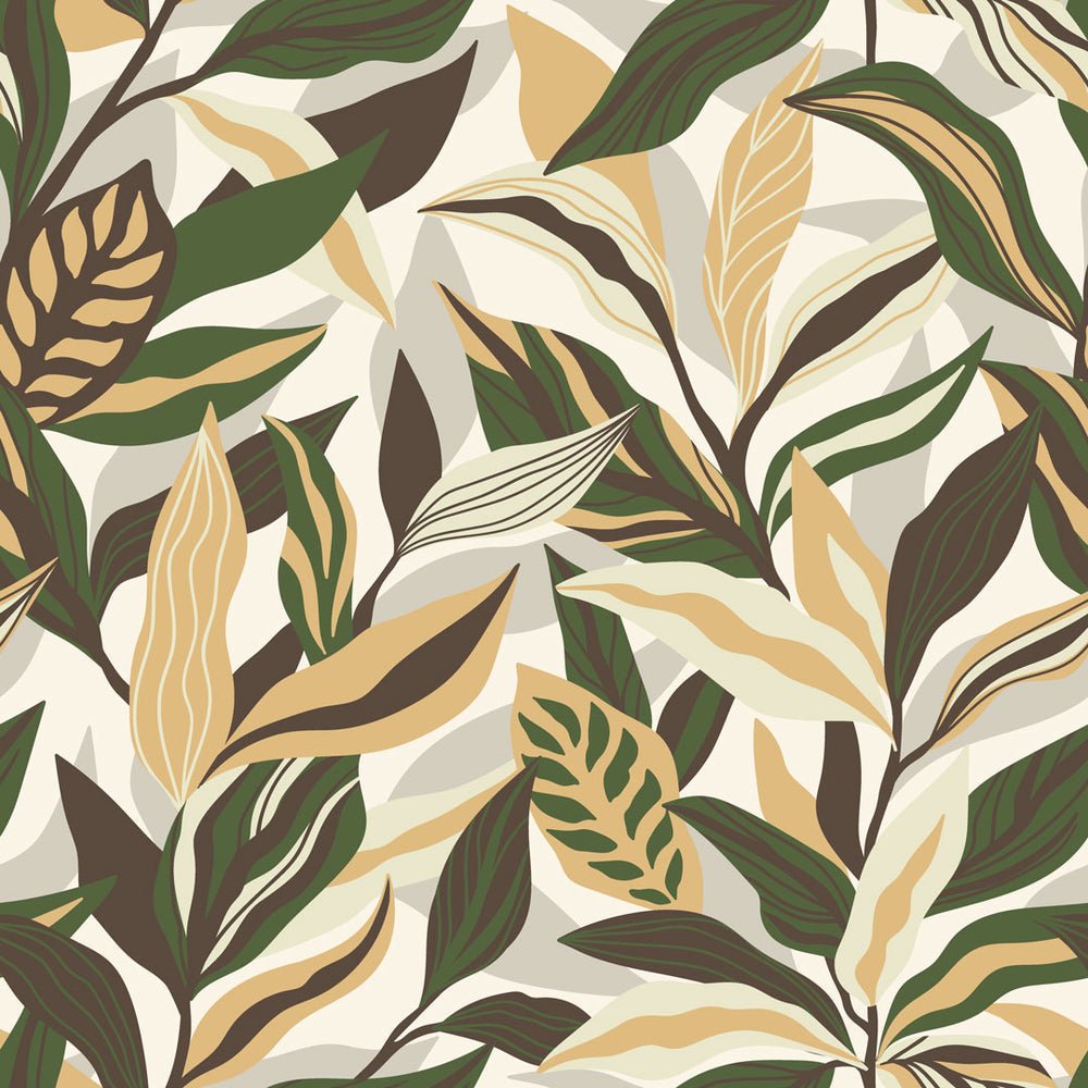 Honolulu Wallpaper - Earthy Greens on Gluten Free - Lust Home - LH900470 - Premier Wallcovering