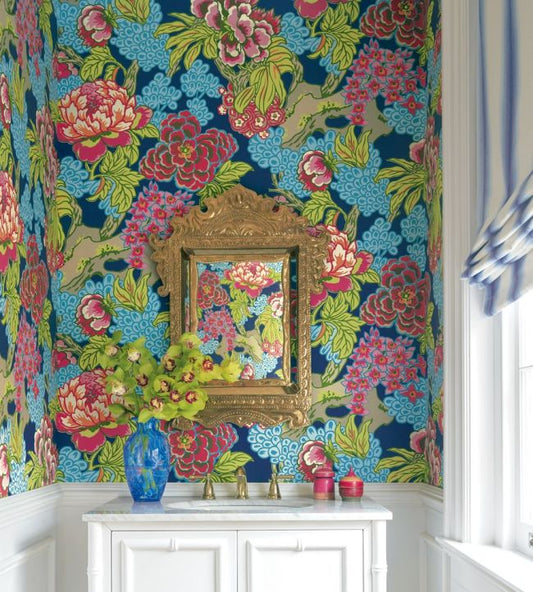 Honshu Wallpaper - Grey - Thibaut - T75484 - Premier Wallcovering