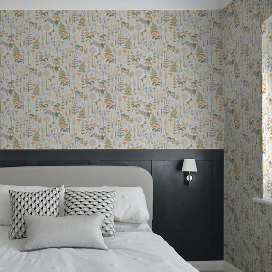Hoppmosse Wallpaper - White - Boråstapeter - 1450 - Premier Wallcovering