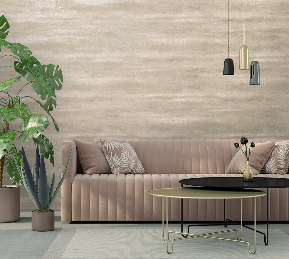 Horizon Bead Wallpaper - Neutral - Holden Décor - 99390 - Premier Wallcovering