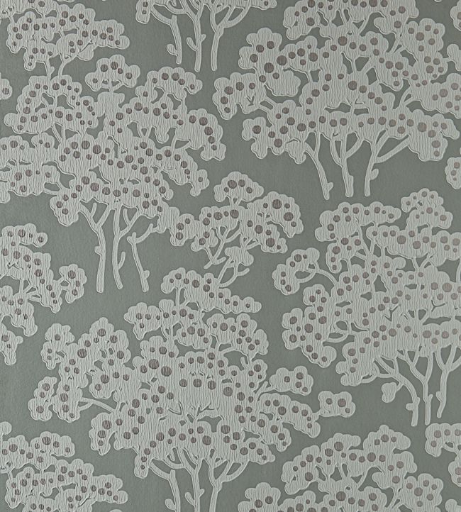Hornbeam Wallpaper - Silver - 5003 - Farrow & Ball - Premier Wallcovering