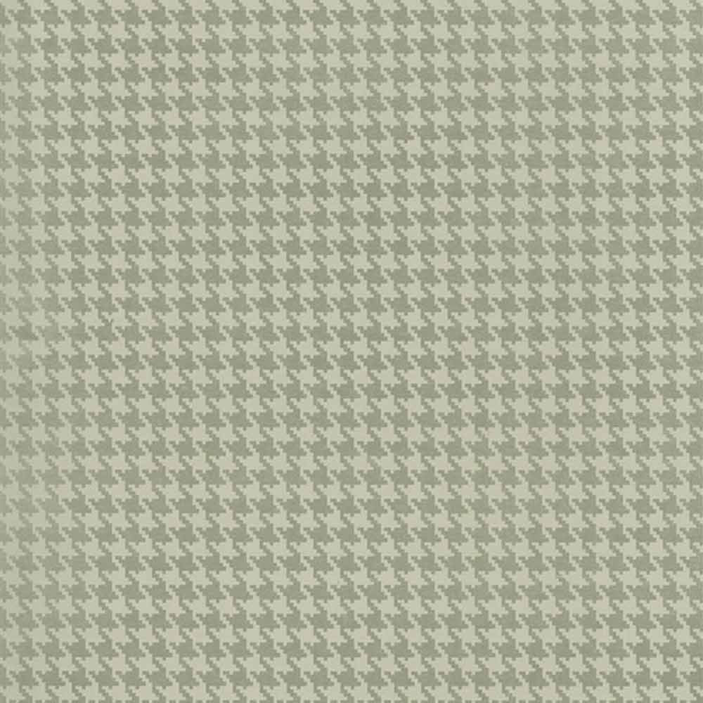 Houndstooth Wallpaper - Beige/Pale Gilver - Osborne & Little - W6342-05 - Premier Wallcovering