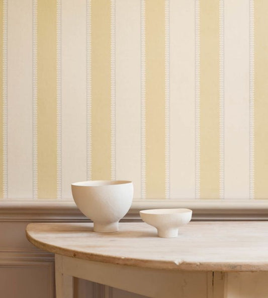Hume Stripe Wallpaper - Aqua - Colefax & Fowler - 07189 - 01 - Premier Wallcovering