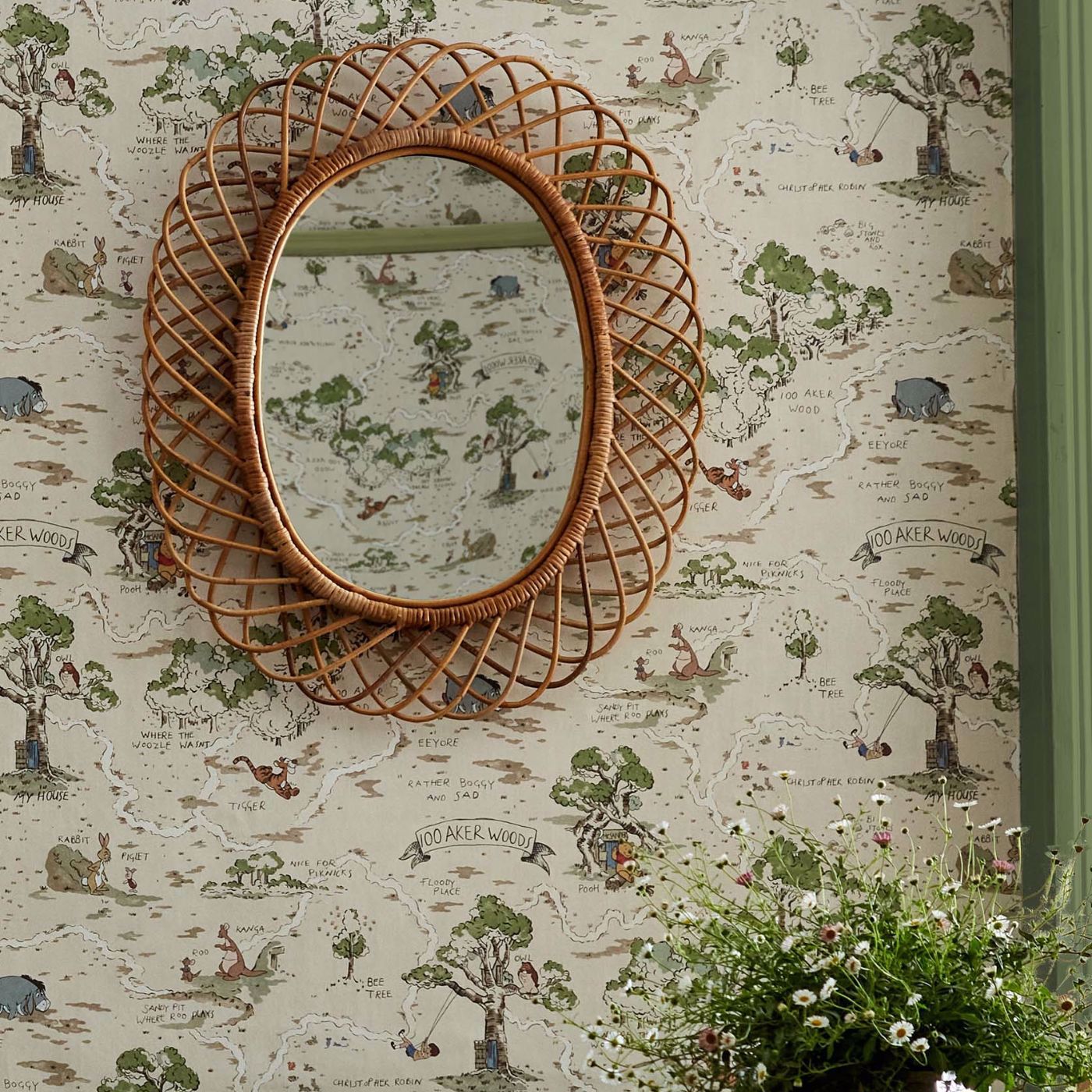 Hundred Acre Wood Wallpaper - Cashew - DDIW217291 - Sanderson - Premier Wallcovering