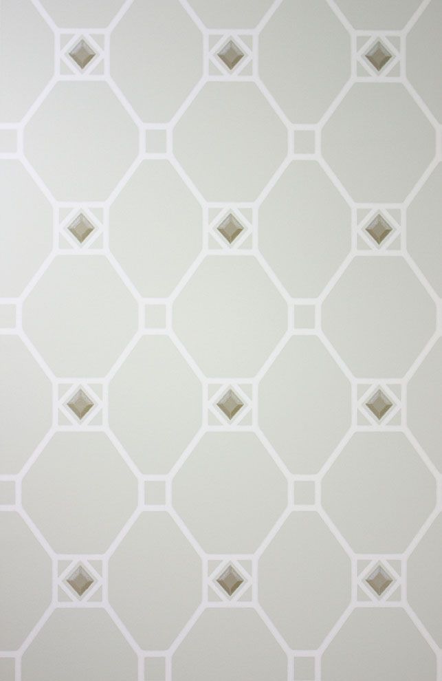 Huntly Wallpaper - French grey - Nina Campbell - NCW4126 - 05 - Premier Wallcovering