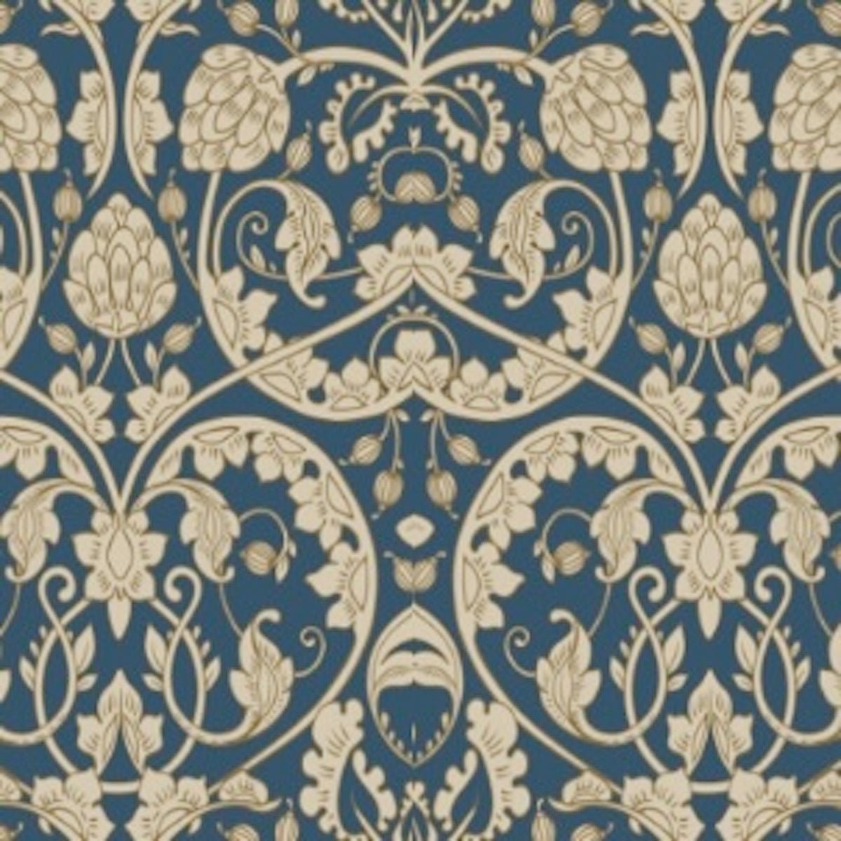 Morris Collections - 1127 - Hydrangea Wallpaper - Slate - Premier Wallcovering