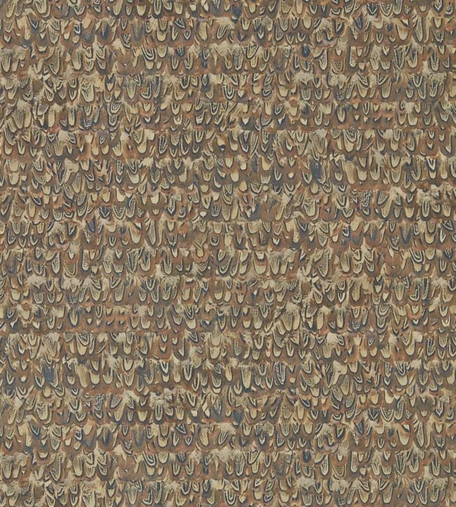 Icarus Wallpaper - Copper/Phesant - ZKEM312674 - Zoffany - Premier Wallcovering
