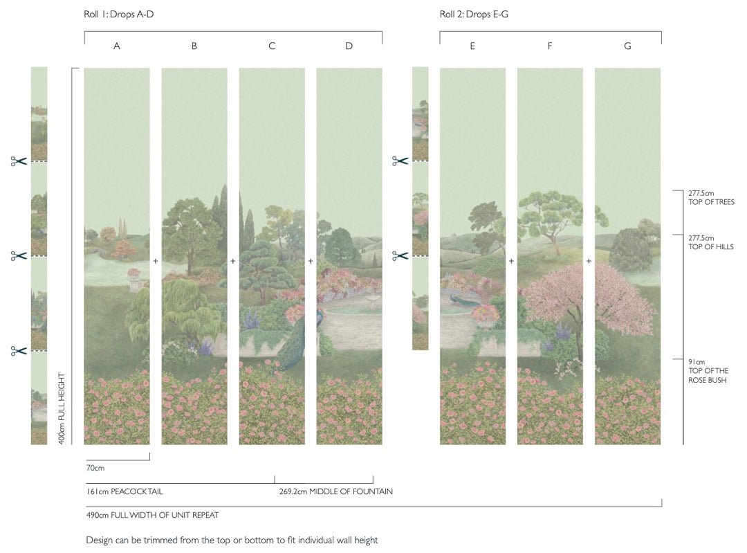 Idyll Wallpaper - Honey Citrine - 120/1004 - Cole & Son - Premier Wallcovering