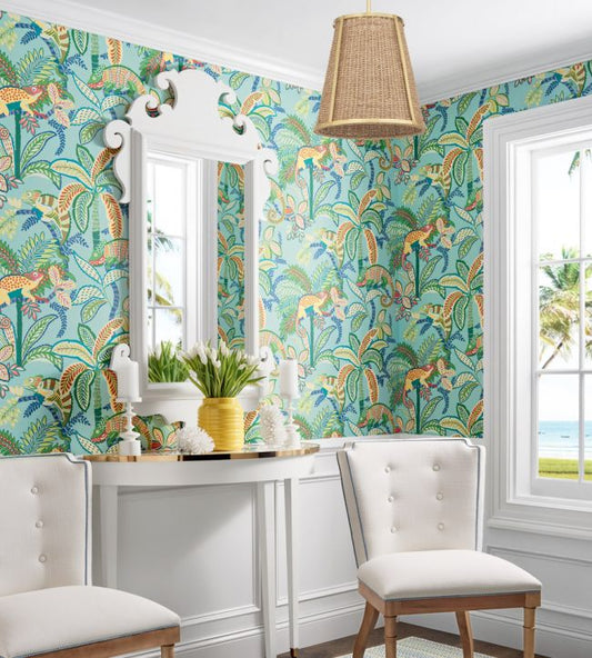 Iggy Wallpaper - Island - Thibaut - T15843 - Premier Wallcovering