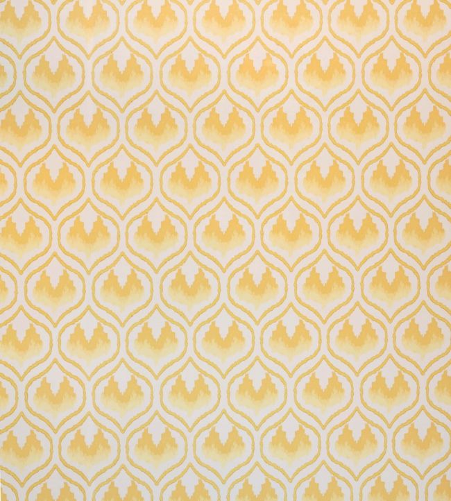Ikat Heart Wallpaper - Mustard - BG2300202 - Barneby Gates - Premier Wallcovering