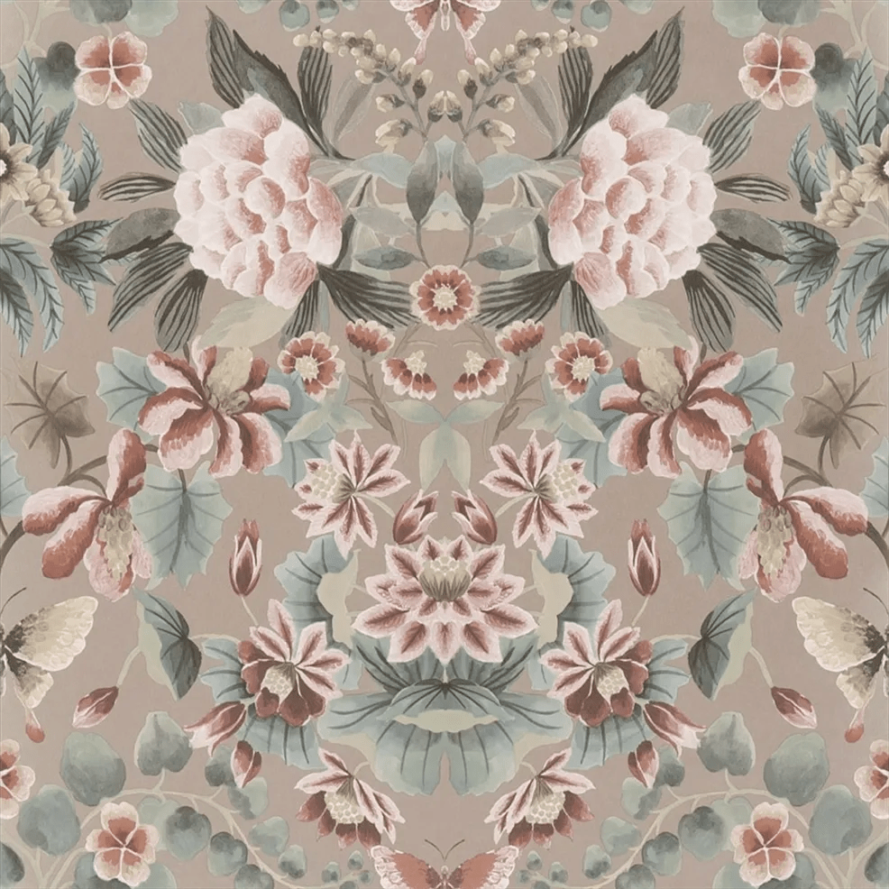 Ikebana Damask Wallpaper - Gilver - PDG1156/03 - Designers Guild - Premier Wallcovering
