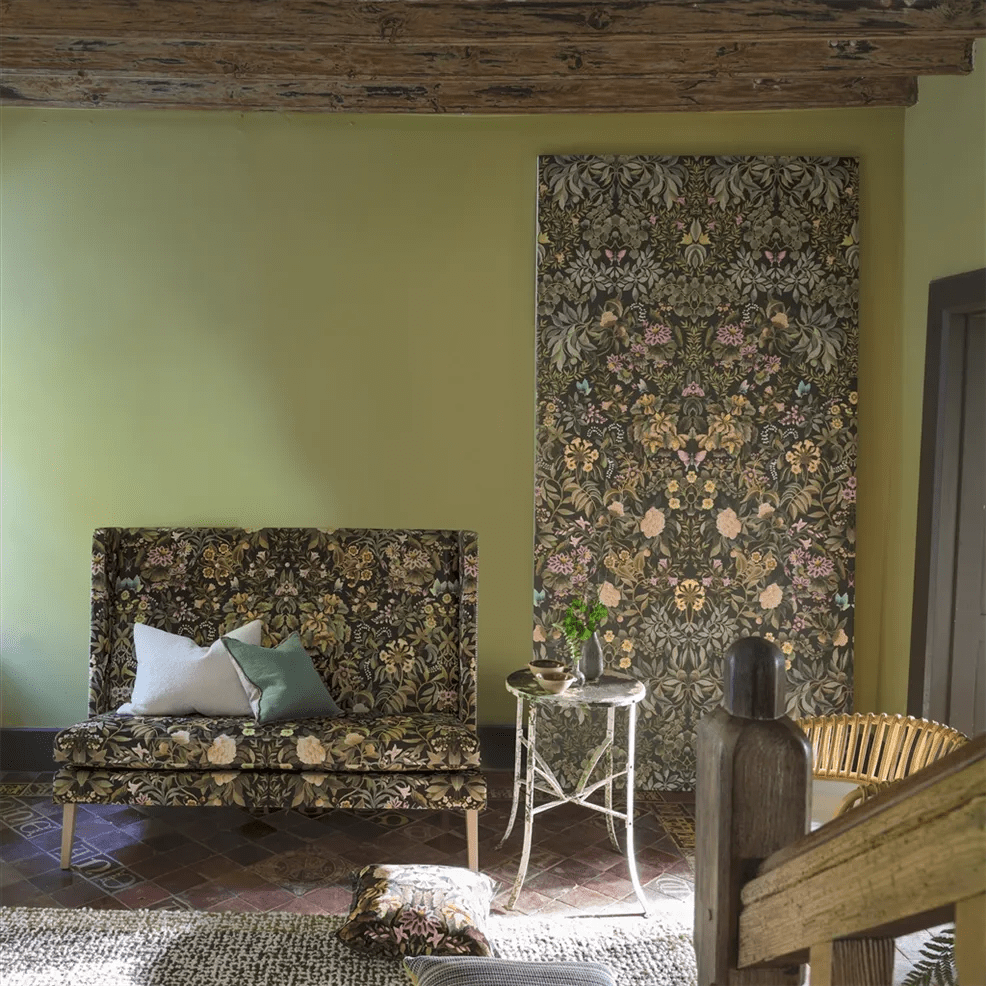 Ikebana Grande Wallpaper - Chocolate - PDG1162/02 - Designers Guild - Premier Wallcovering