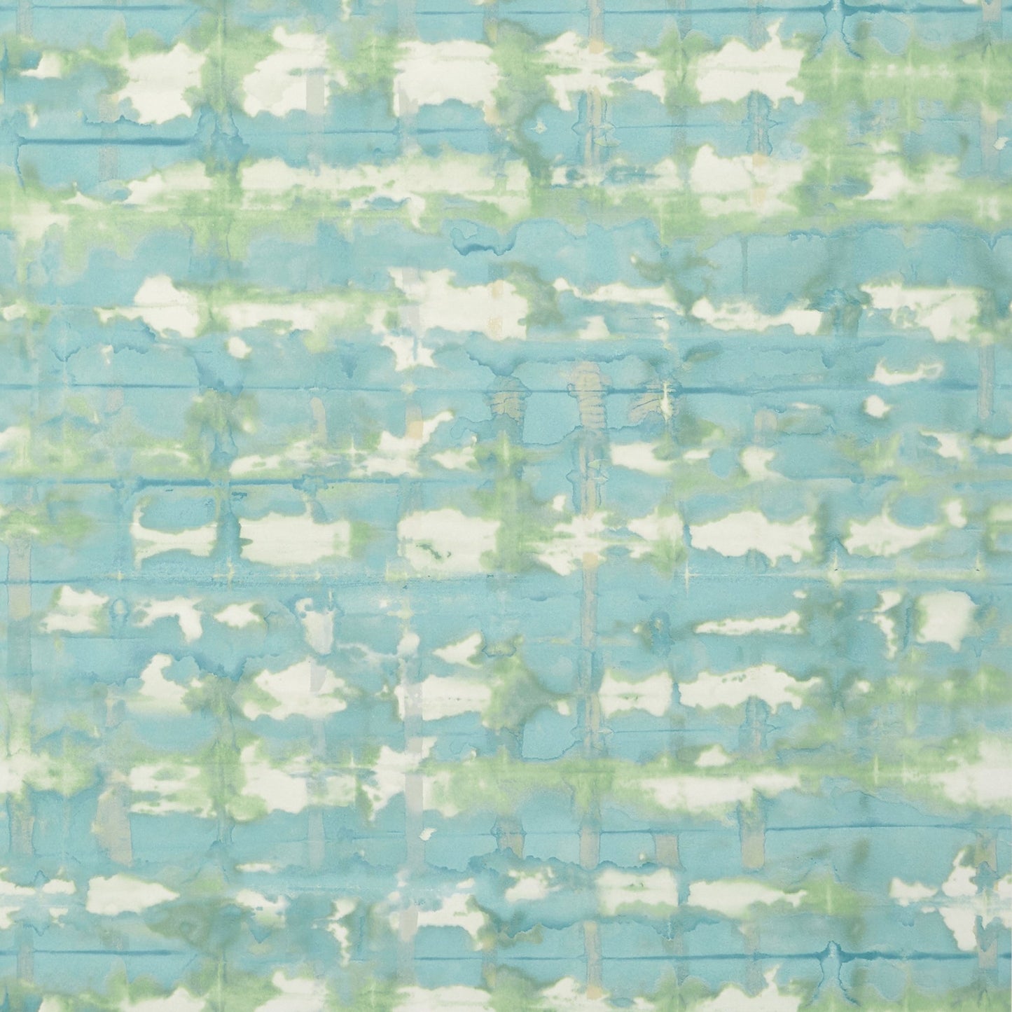 Illusion Wallpaper - Teal & Green - Thibaut - T41040 - Premier Wallcovering