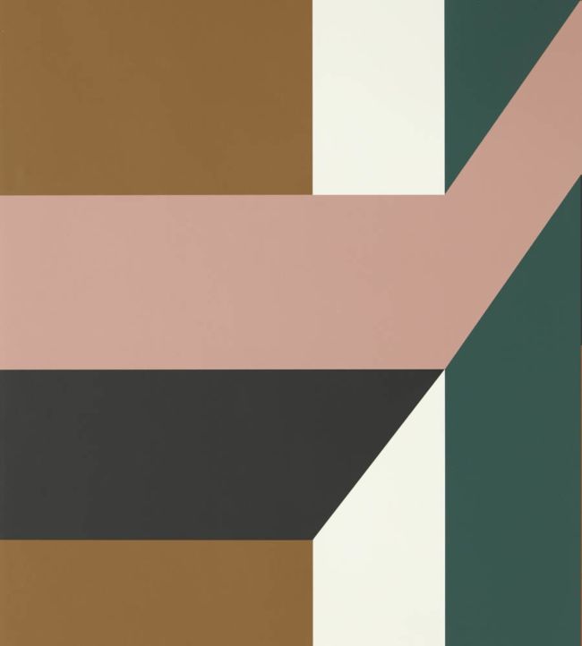 Impact Wallpaper - Muddy Amber/Tuscan Pink/Huntsman Green - ZPLW312980 - Zoffany - Premier Wallcovering
