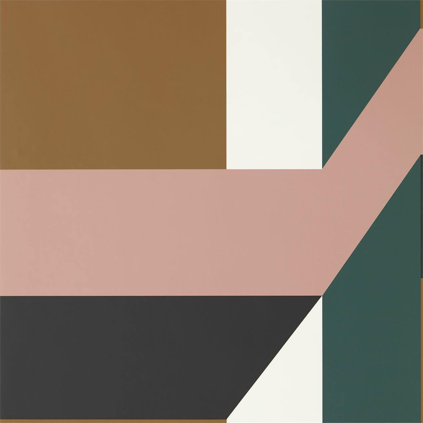 Impact Wallpaper - Muddy Amber/Tuscan Pink/Huntsman Green - ZPLW312980 - Zoffany - Premier Wallcovering