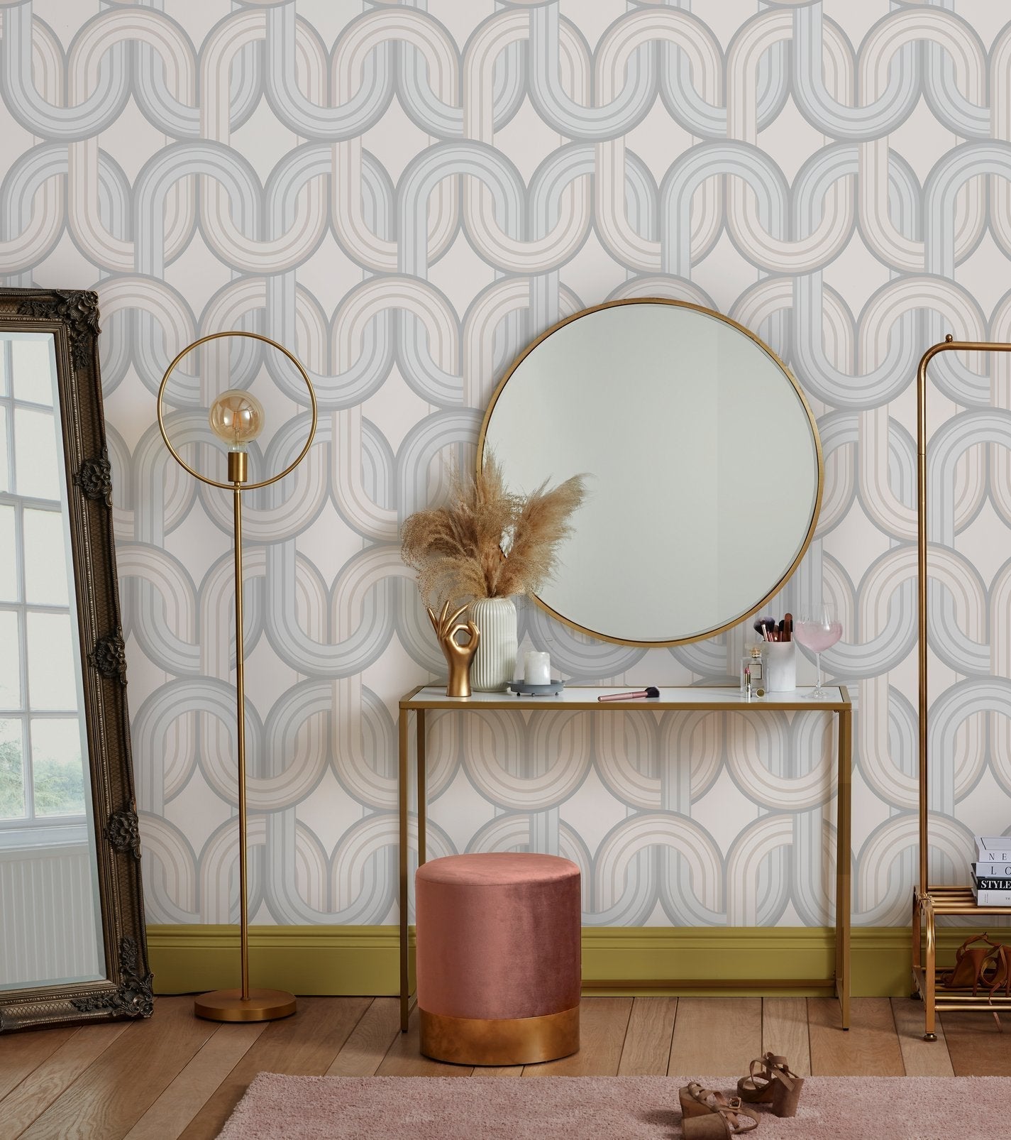 In the Loop Wallpaper - Hazy Day - Envy - 122361 - Premier Wallcovering