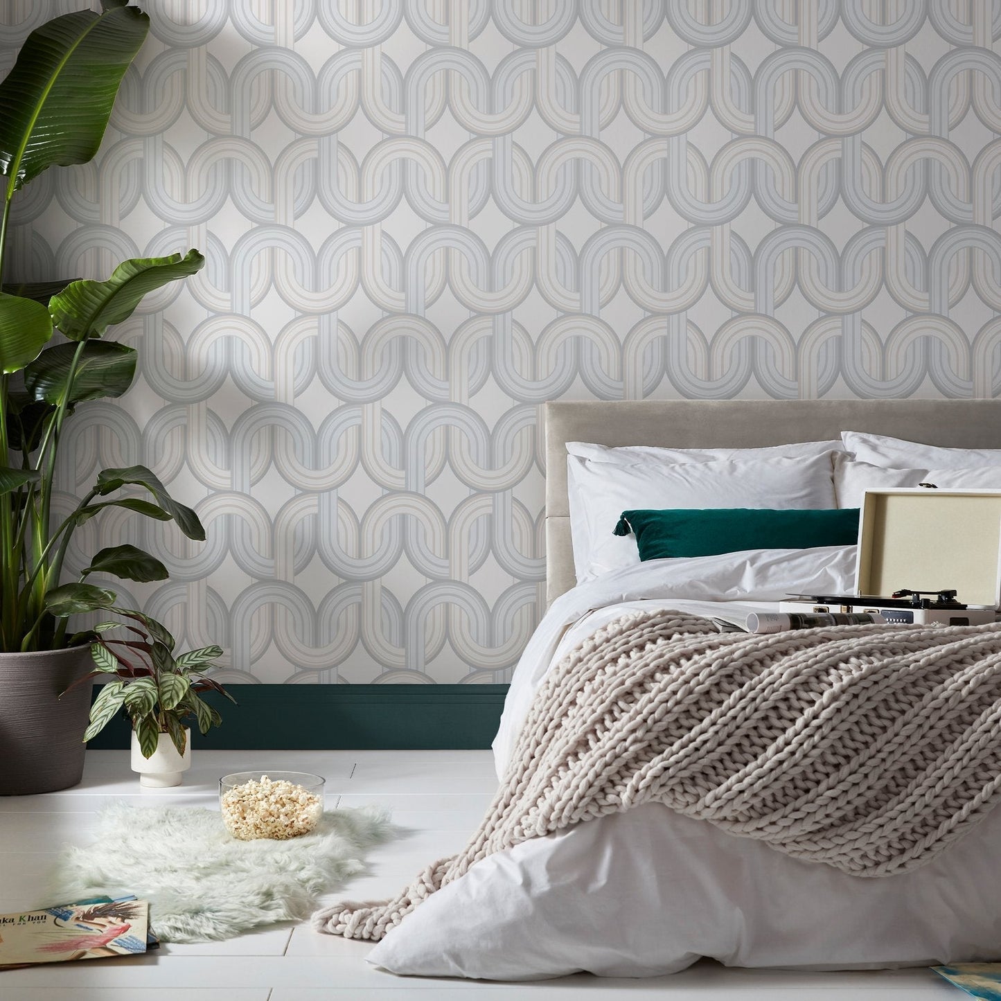 In the Loop Wallpaper - Hazy Day - Envy - 122361 - Premier Wallcovering