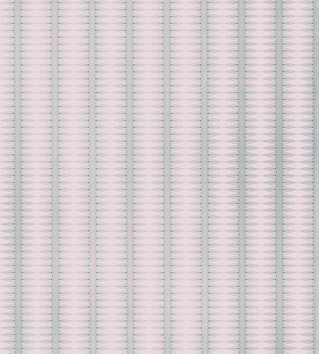 Indian Stripe Wallpaper - Pink / Teal - BG2200202 - Barneby Gates - Premier Wallcovering