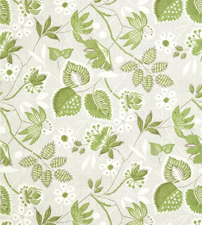 Indienne Hazel Wallpaper - Green and Beige - AT15118 - Anna French - Premier Wallcovering