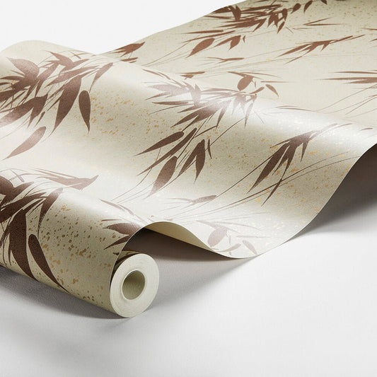 Ink Bamboo Wallpaper - Rust - Boråstapeter - 3112 - Premier Wallcovering