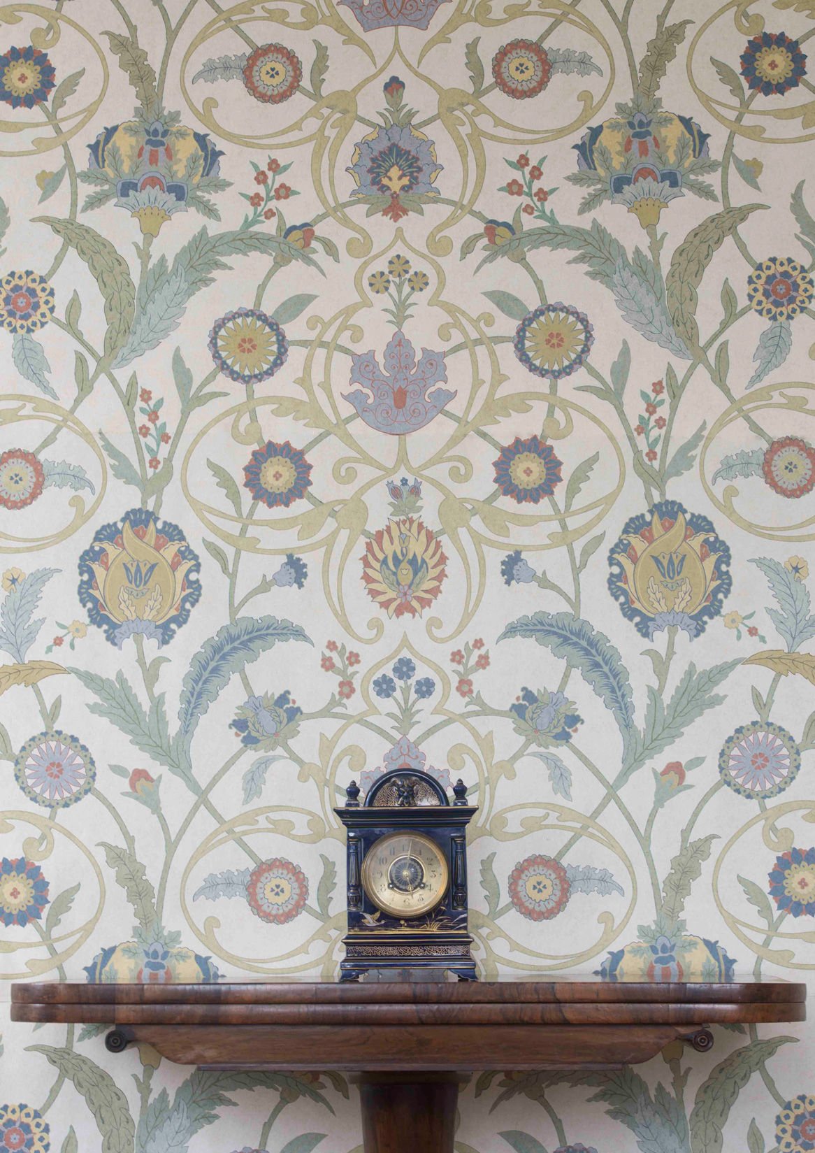 Ipek Damask Wallpaper - Pugin - Lewis & Wood - Premier Wallcovering