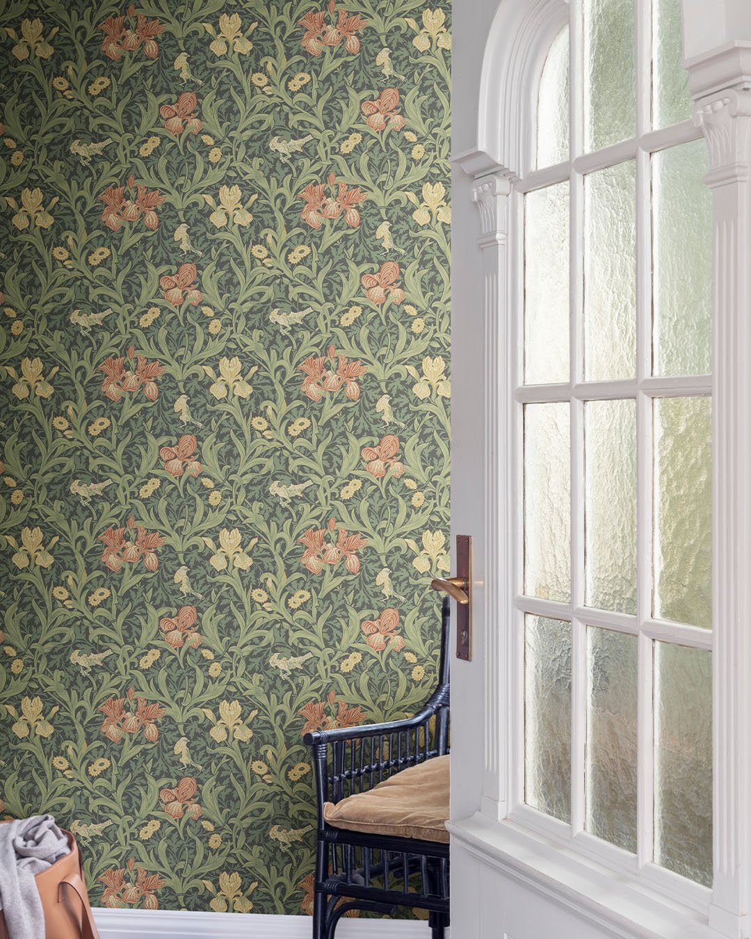 Iris Wallpaper - Blue / Green - Midbec - 82051 - Premier Wallcovering