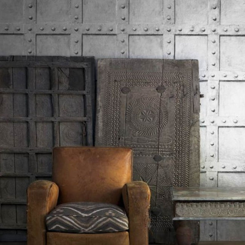 Isambard Wallpaper - Platinum - Andrew Martin - ENGISPL - Premier Wallcovering