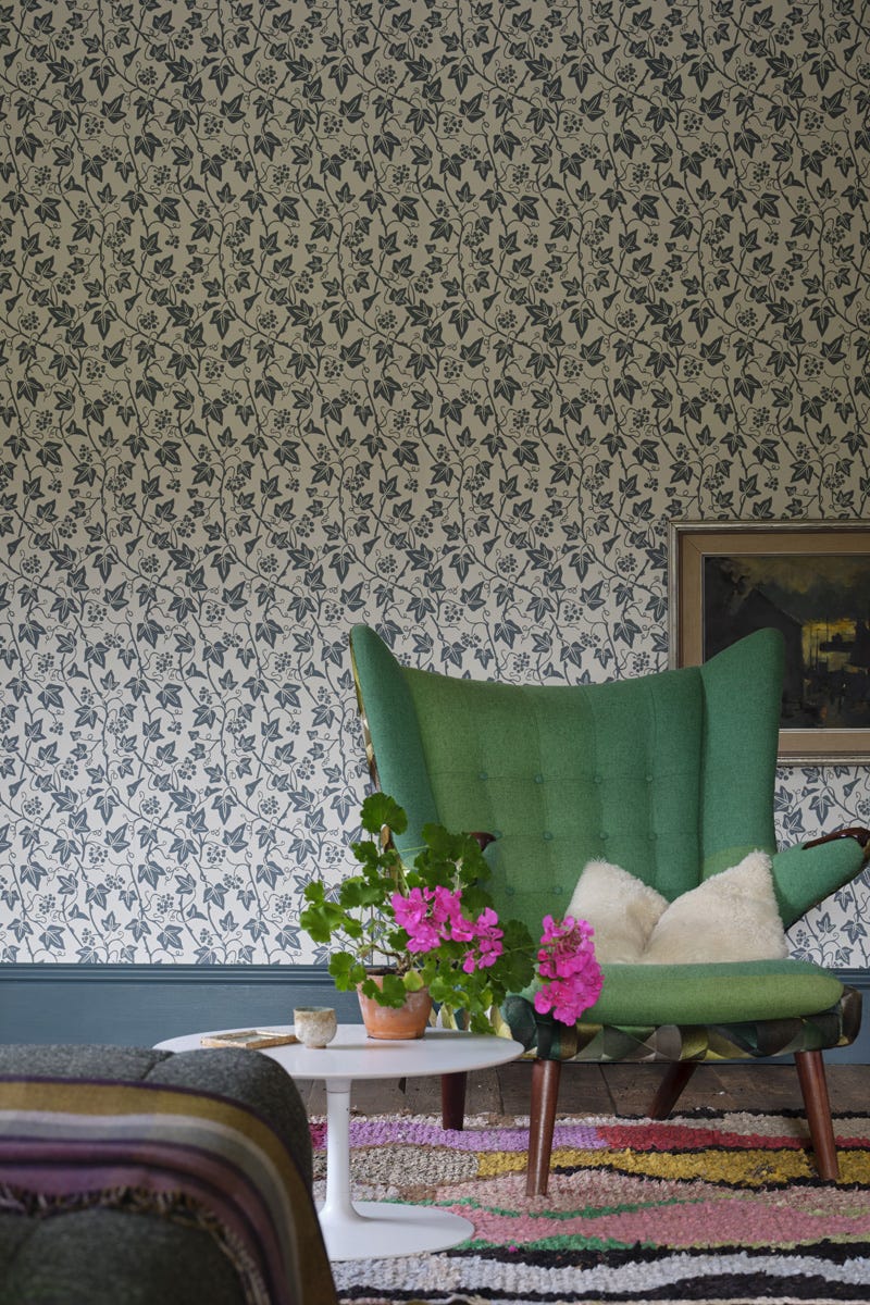 Ivy Wallpaper - Eddy - 6100 - Farrow & Ball - Premier Wallcovering