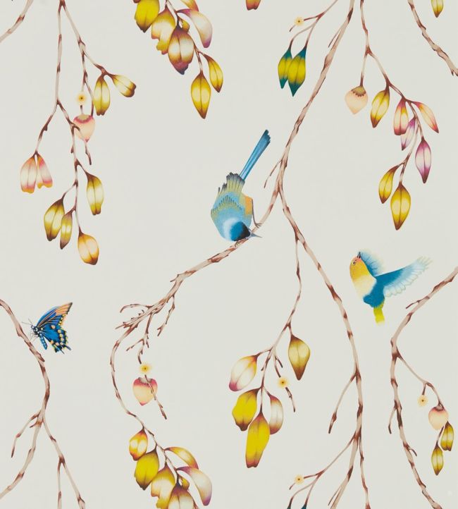 Iyanu Wallpaper - Papaya/Kiwi - HZAP111770 - Harlequin - Premier Wallcovering