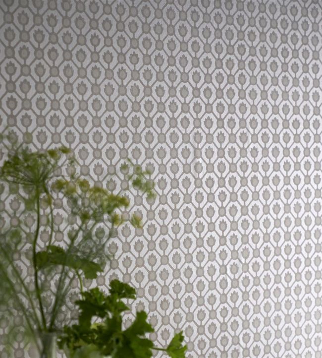Jaal Wallpaper - Oyster - PDG1150/02 - Designers Guild - Premier Wallcovering
