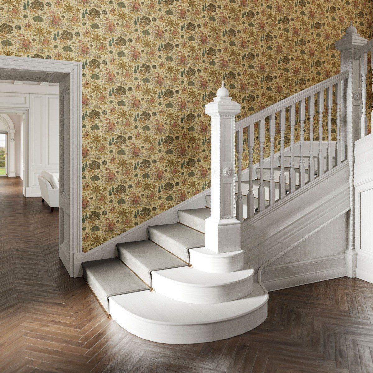 Jaipur Wallpaper - Rattan - Warner House - Premier Wallcovering