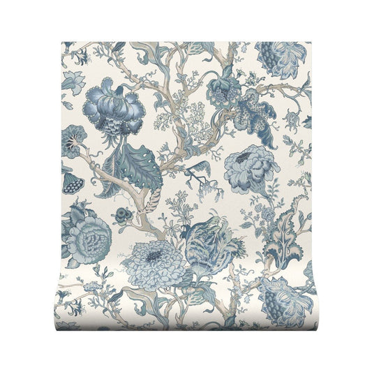 Jannah Wallpaper - Aqua - Warner House - Premier Wallcovering