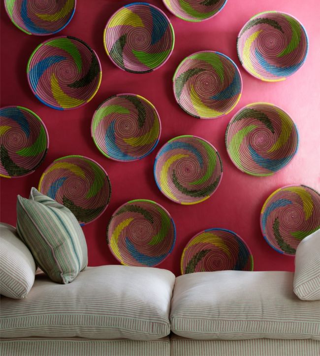 Japan Wallpaper - Indian Pink - Andrew Martin - JAINDPI - Premier Wallcovering