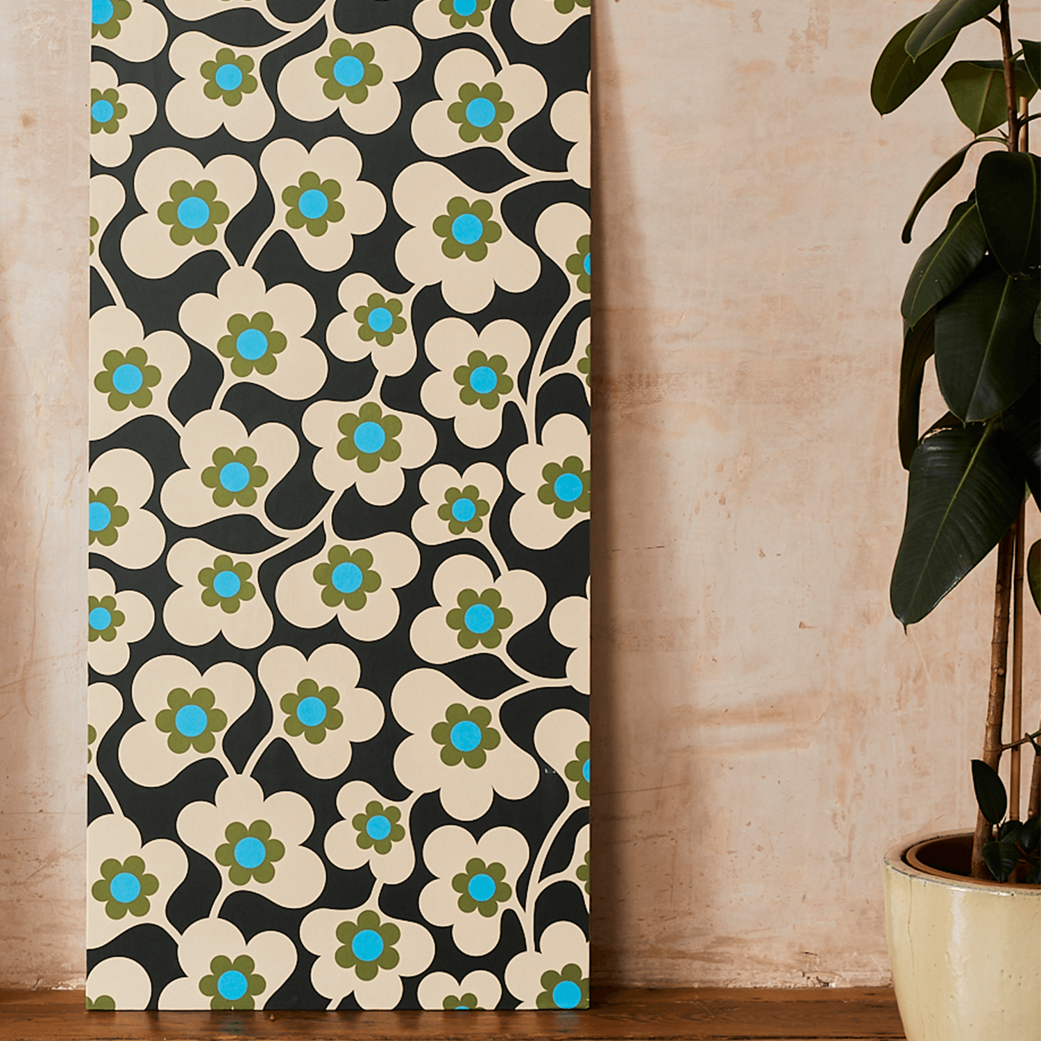 Japonica Wallpaper - Spruce - Orla Kiely - 23SHJPNWLPDS-447 - Premier Wallcovering