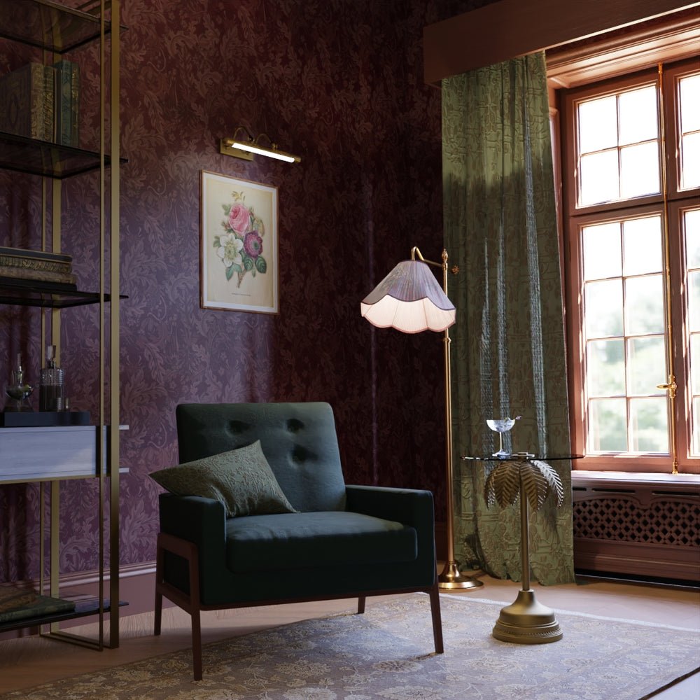 Jard Wallpaper - Shades of Bordeaux - LAN100180 - Lucie Annabel - Premier Wallcovering