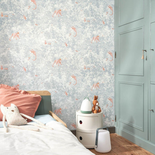 Jardin Des Merveilles Voyage Onirique Wallpaper - Blanc Neige - Casadeco - 87250914 - Premier Wallcovering