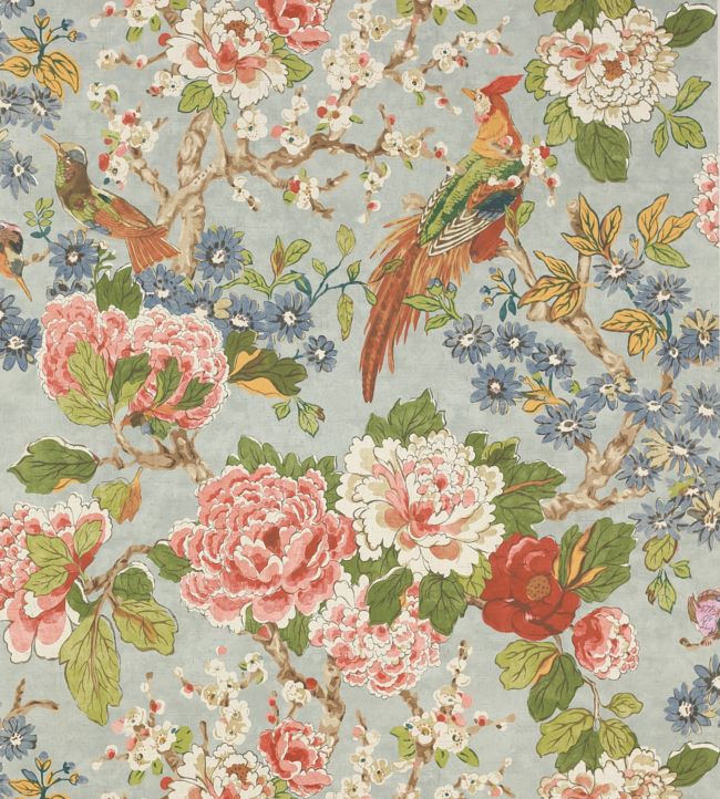 Jardine Wallpaper - Old Blue - Colefax & Fowler - W7003/02 - Premier Wallcovering