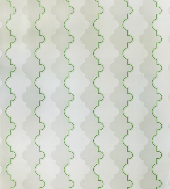 Jigsaw Stripe Wallpaper - Green - BG1800202 - Barneby Gates - Premier Wallcovering
