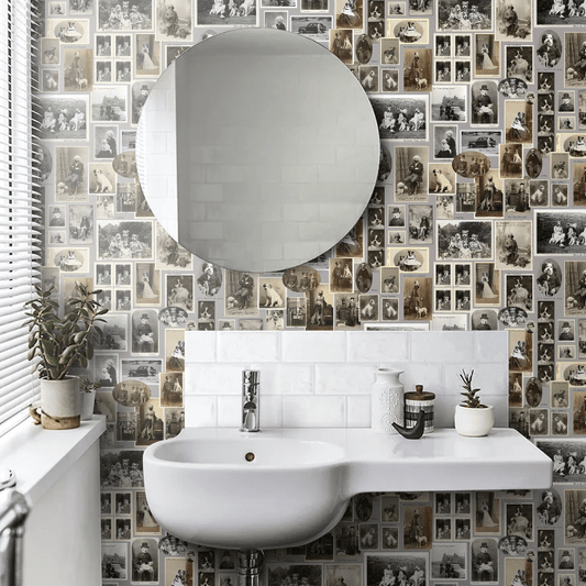 Jolly Boy Wallpaper - French Grey - The Graduate Collection - CC1DODWALG - Premier Wallcovering