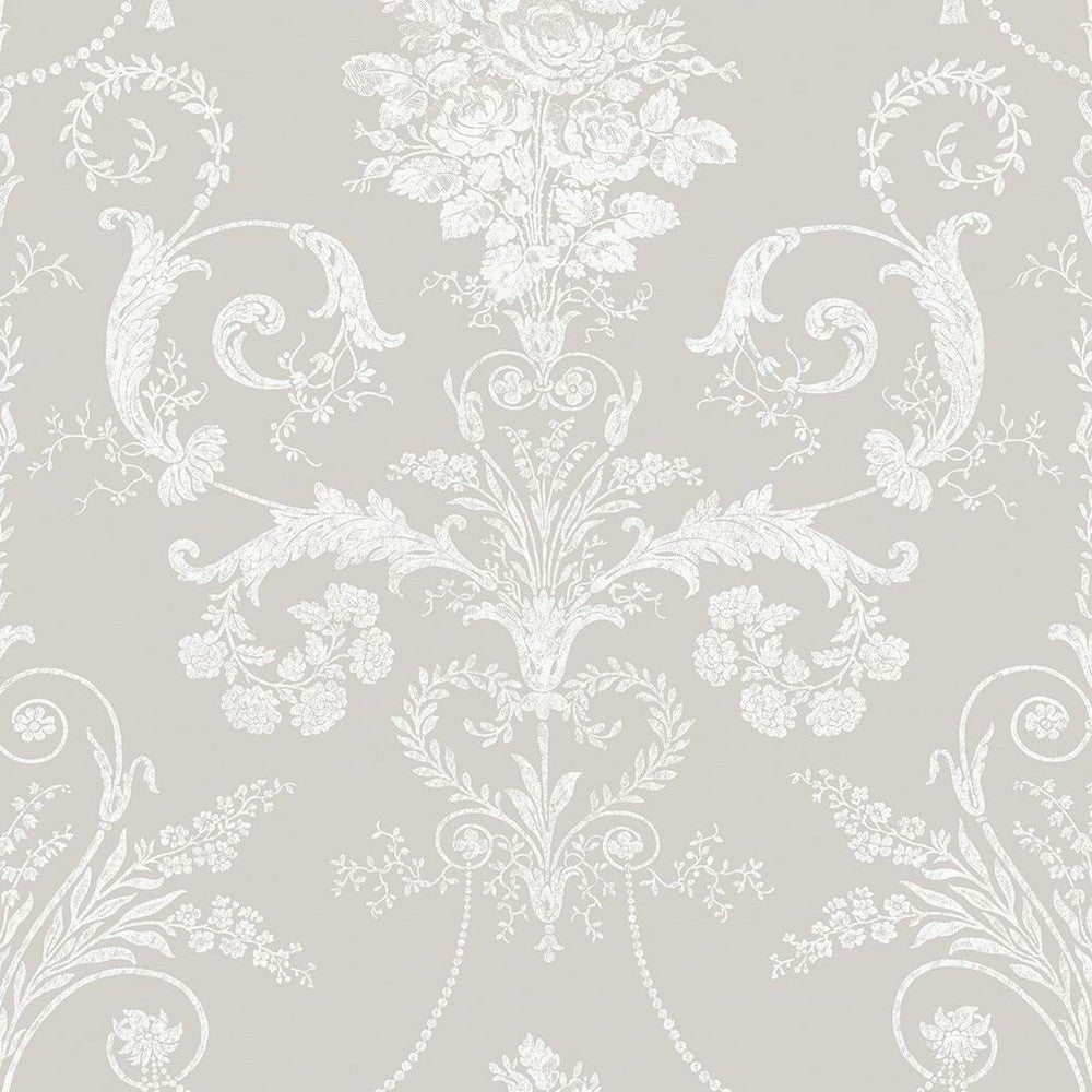 Josette Wallpaper - Dove Grey - Laura Ashley - 113378 - Premier Wallcovering