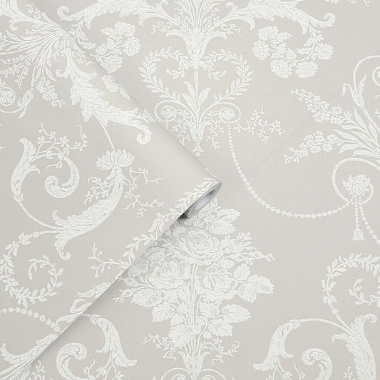 Josette Wallpaper - Dove Grey - Laura Ashley - 113378 - Premier Wallcovering