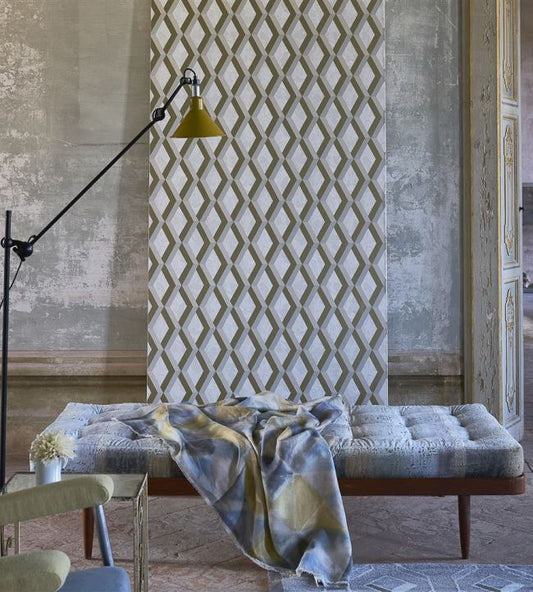 Jourdain Wallpaper - Steel - PDG1054/01 - Designers Guild - Premier Wallcovering