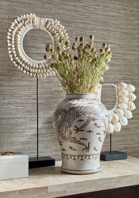 Journey Wallpaper - Off White - Thibaut - TWW313 - Premier Wallcovering