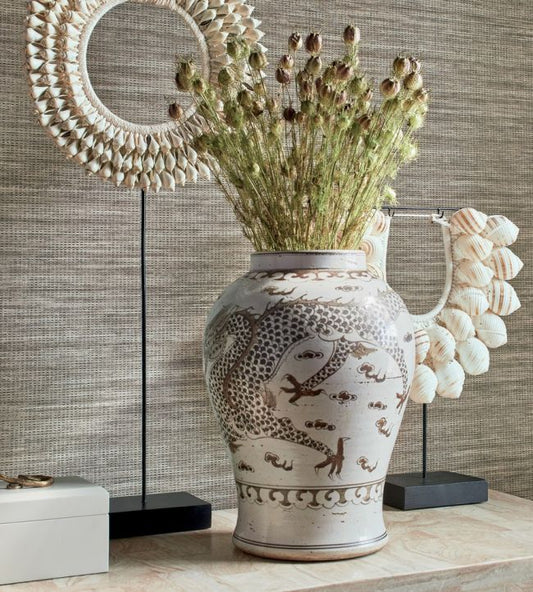 Journey Wallpaper - Neutral - Thibaut - T312 - Premier Wallcovering