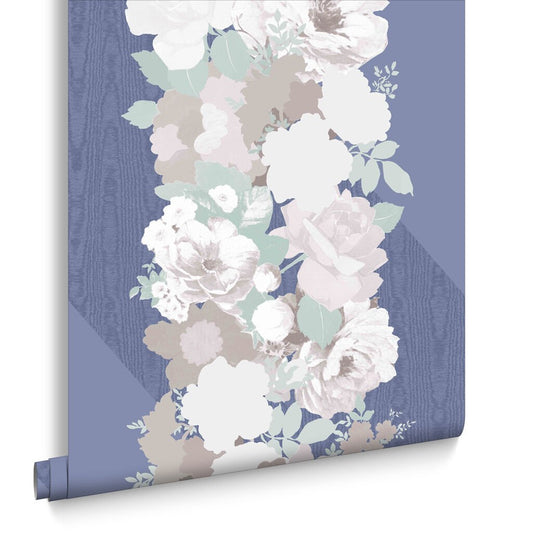 Joy Wallpaper - Blue - Graham & Brown - 102765 - Premier Wallcovering